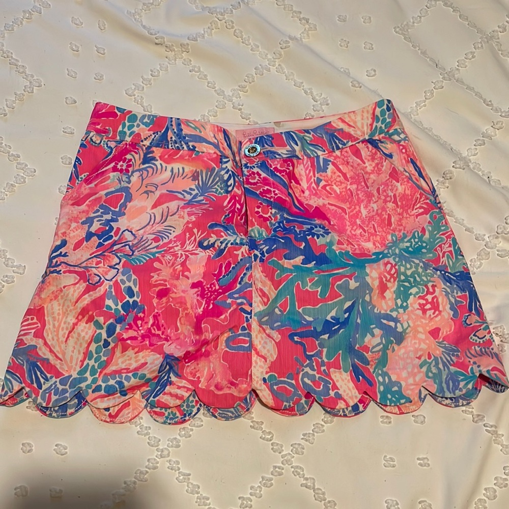 Scalloped Lilly Pulitzer Skort, size 0